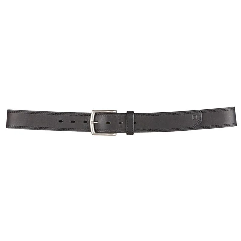 belt for casual pants with bold buckle design -5.11 Tactical Arc Leather Belt ^