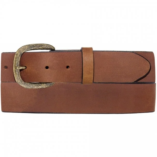 leather waist belt for trendy casual wear with buckle -Justin Men's Basic Work Belt/232BD