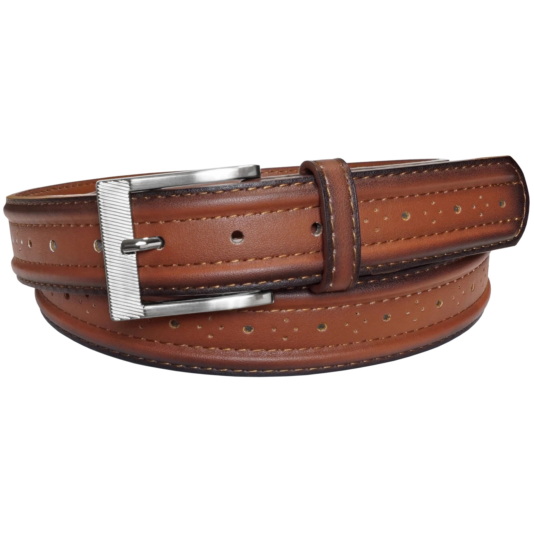 belt with embossed buckle for casual wear -Men's Amari Belt