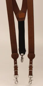 slim waist belt for office skirts with buckle -Men's M&F Westeren Suspenders #N8512444