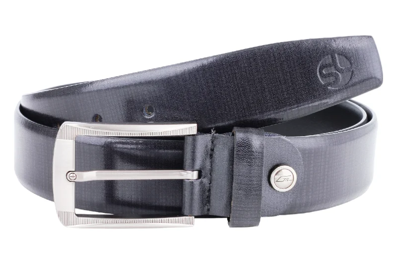 trendy waist belt with fabric finish for jeans -Premium Mens Formal leather Belt 57407