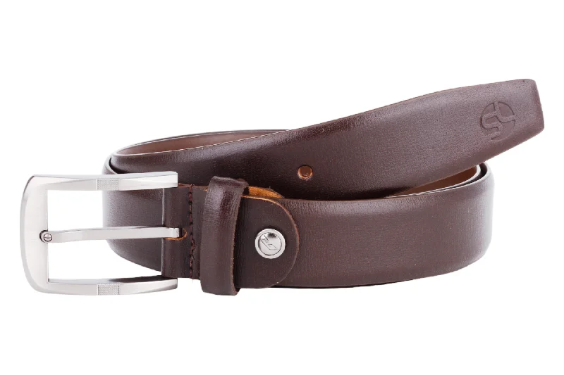 leather waist belt with adjustable clasp for trousers -Premium Mens Formal leather Belt 57411