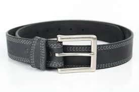 leather belt for high-waisted jeans with decorative buckle -Tony Lama Men's Belt/C13903