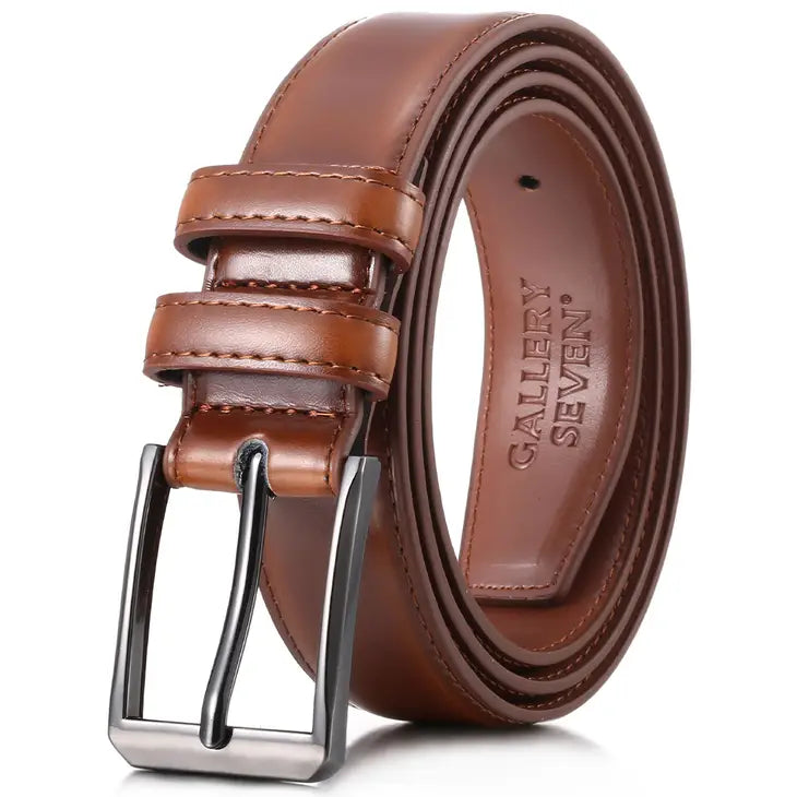 stylish waist belt for formal pants with decorative buckle -Traditional Single Leather Belt