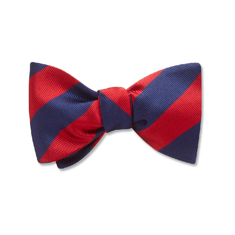 elegant silk necktie designs for business-Academy Navy/Red - Kids' Bow Ties