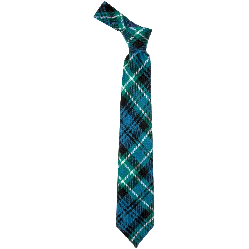 unique silk wedding necktie options for men-Arbuthnot Ancient Tartan Tie