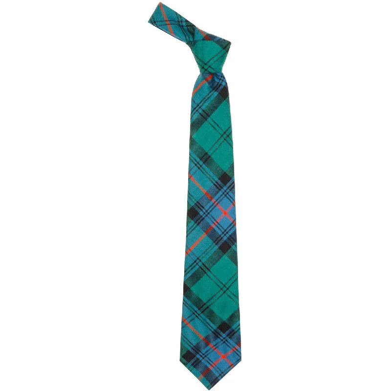 slim silk necktie styles for business wear-Armstrong Ancient Tartan Tie