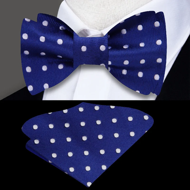 modern silk necktie styles for formal events-Milan Polka Self-Tie Bow Tie