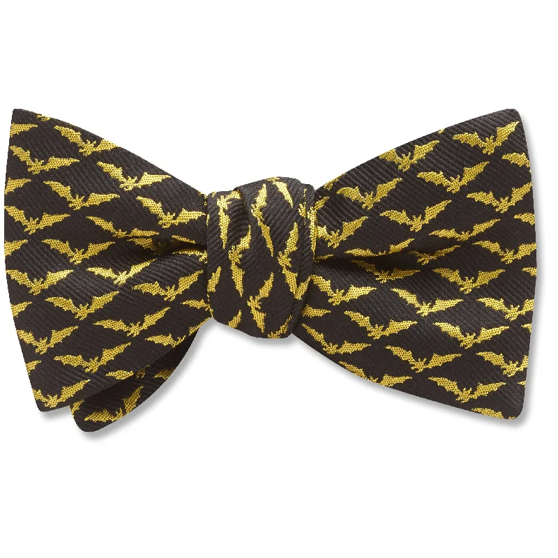 luxurious silk necktie designs for business wear-Bat Cave - bow ties