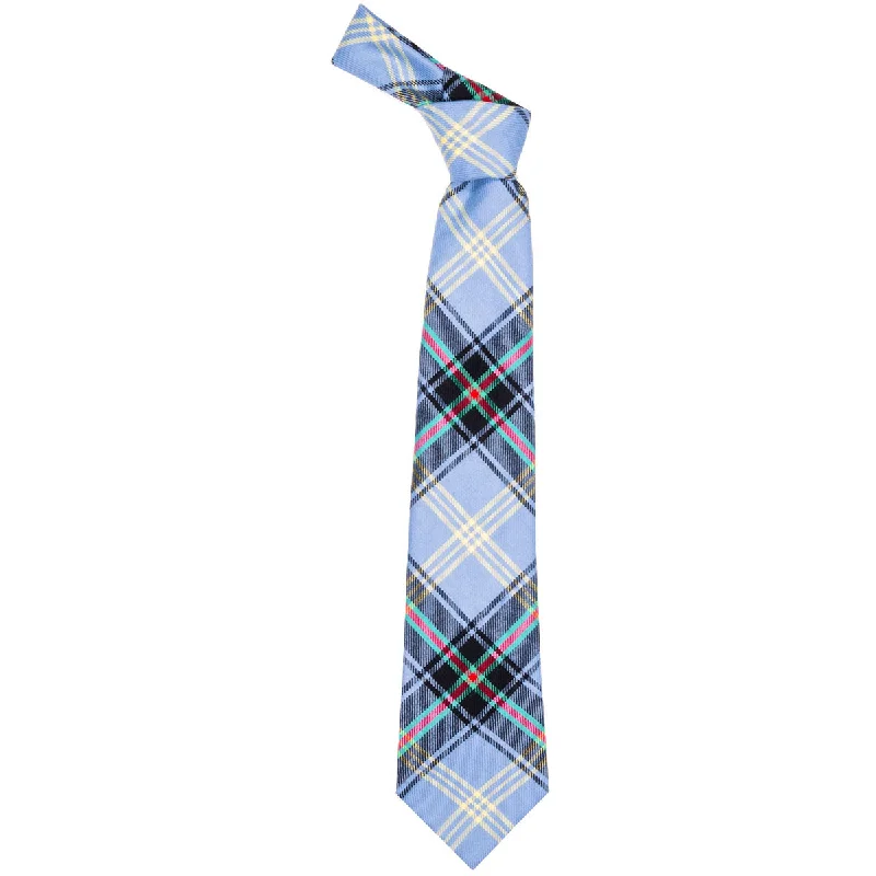 trendy silk wedding necktie sets for men-Bell Of The Borders Tartan Tie