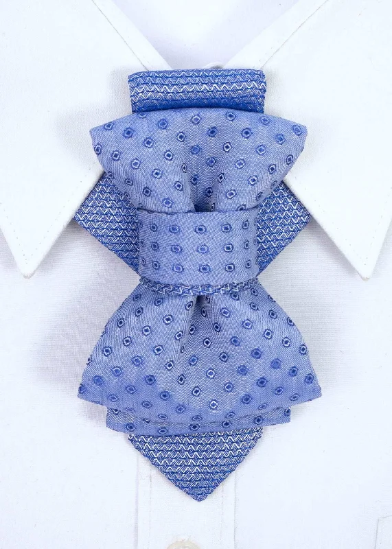 slim silk necktie sets for business wear-BOW TIE "BLUEBIRD"