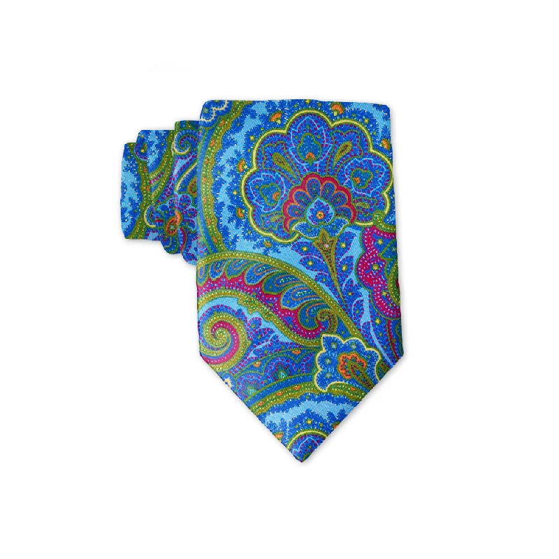 luxury silk necktie colors for weddings-Bluefield Bay - Kids' Neckties