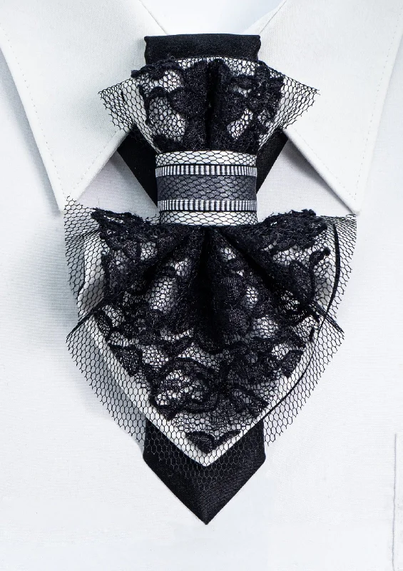 best silk necktie designs for weddings-LADIES BOW TIE "THE FATAL PRINCESS"