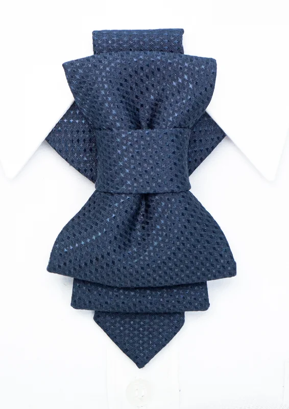 slim silk necktie ideas for office meetings-BOW TIE "ROMAN"