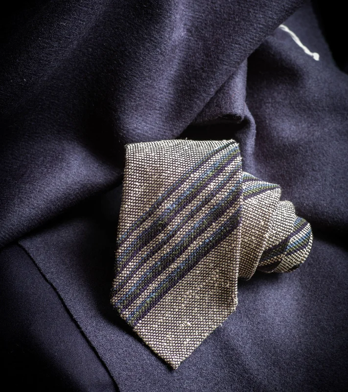 classic silk wedding necktie combinations for men-Bryceland's x Sevenfold Silk Grenadine Tie ET101