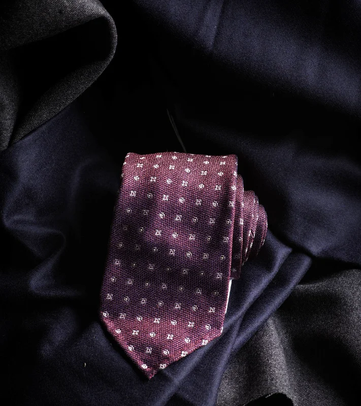 designer silk necktie packs for office wear-Bryceland's x Sevenfold Silk Jacquard Tie ET105