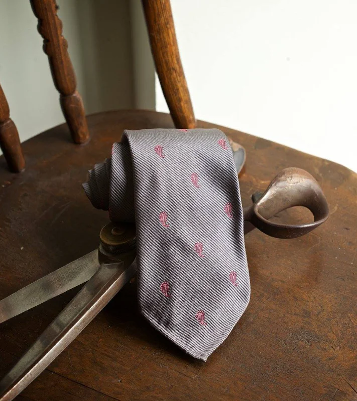 unique silk wedding necktie combinations for men-Bryceland's x Sevenfold Silk Twill Tie ET021A