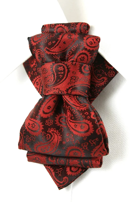 trendy silk necktie designs for business events-WEDDING BOW TIE "BUNGURDY"