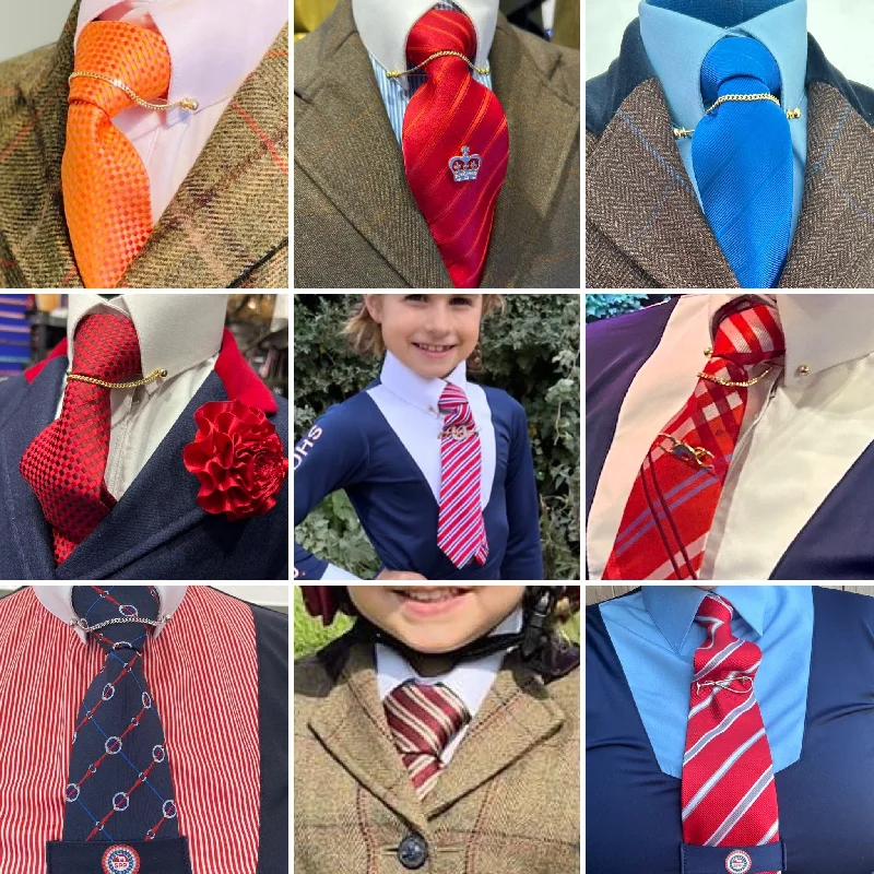 premium silk necktie sets for office wear-CHILD ZIP TIE