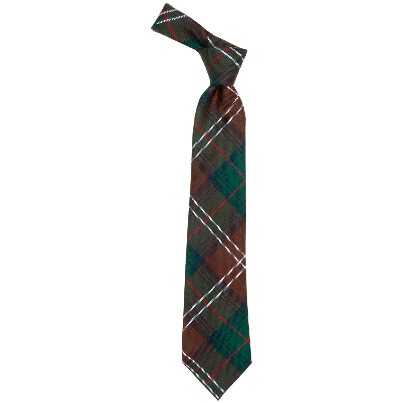 stylish silk wedding necktie colors-Chisholm Modern Hunting Tartan Tie