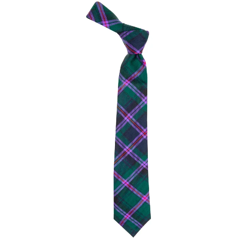 classic silk necktie colors for office wear-Cooper Modern Tartan Tie