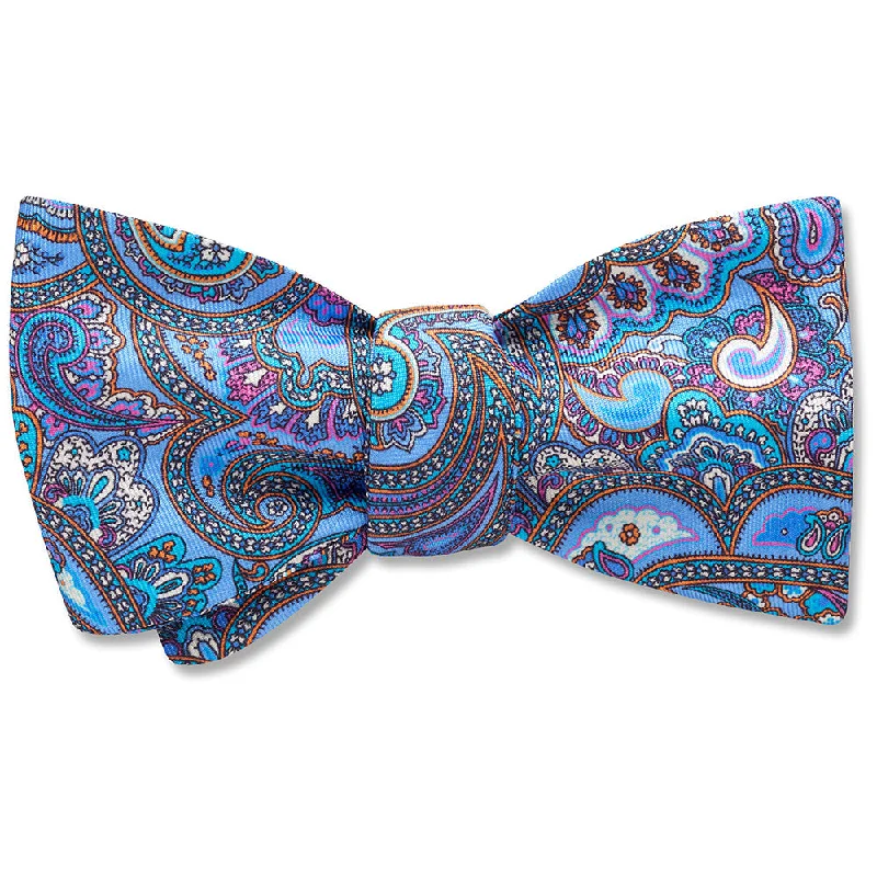 trendy wedding silk bow ties for men-Copanello - bow ties