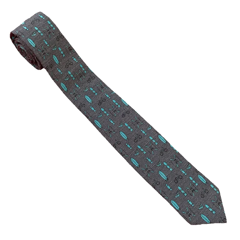 trendy silk necktie packs for business wear-Tools of the Trade (Turquoise)