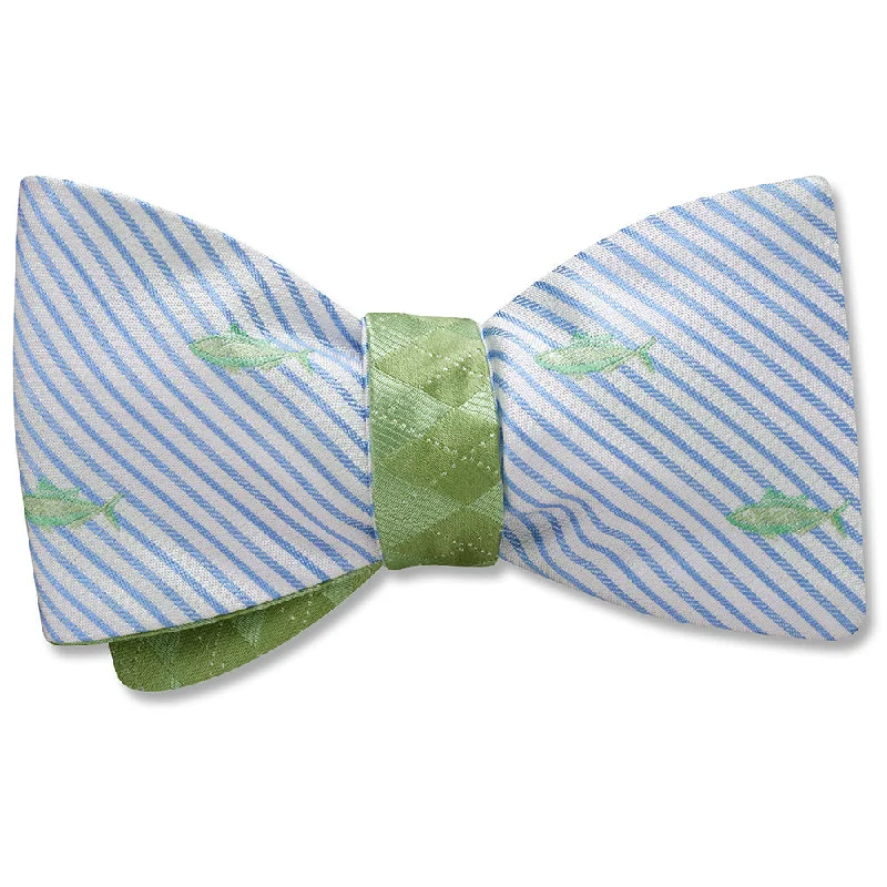 unique silk necktie combinations for weddings-Dorado Mint - Reversible bow ties