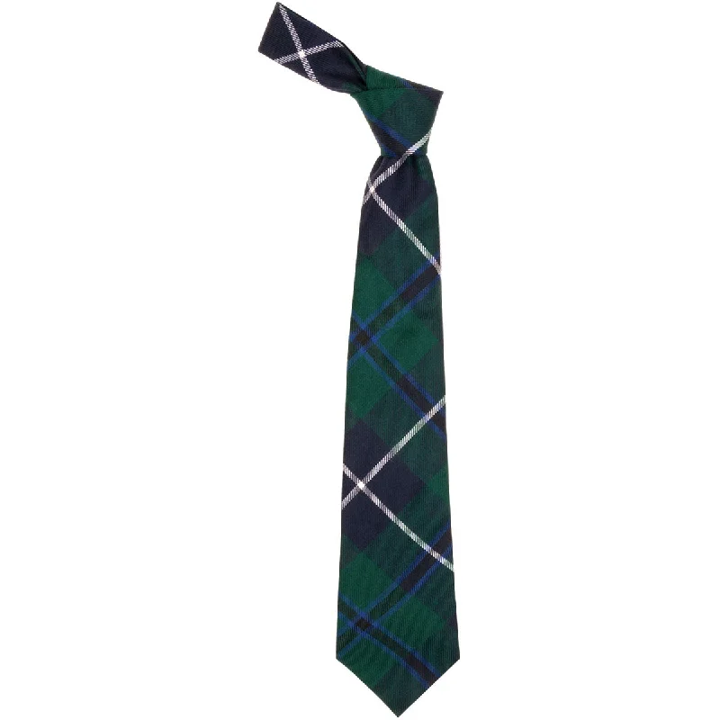 stylish silk bow ties for business events-Douglas Modern Tartan Tie - Lochcarron version