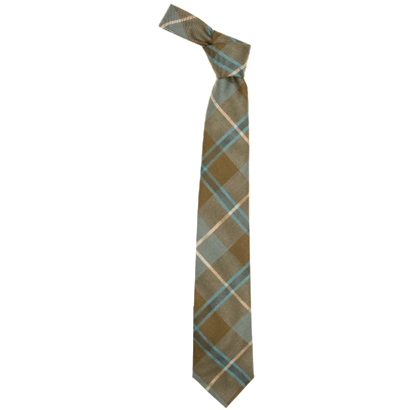 modern silk wedding tie ideas for men-Douglas Weathered Tartan Tie