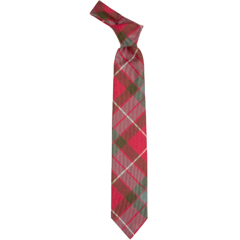 luxury silk necktie designs for office events-Fraser Red Weathered Tartan Tie