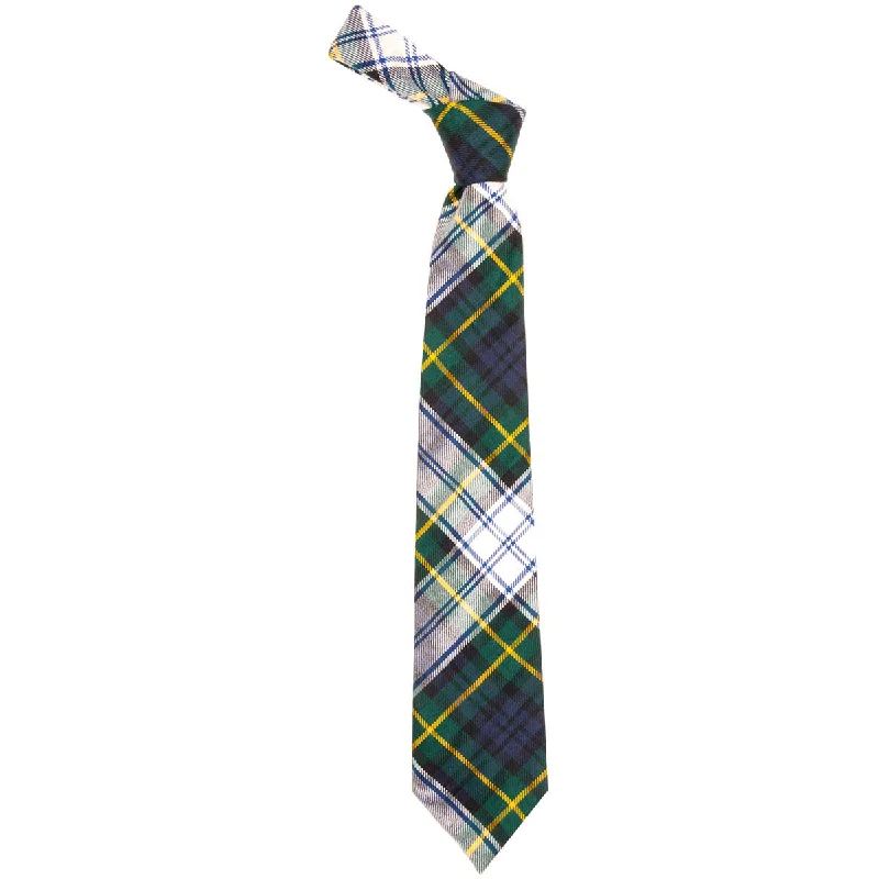 trendy silk necktie colors for business events-Gordon Dress Modern Tartan Tie - Lochcarron weavers