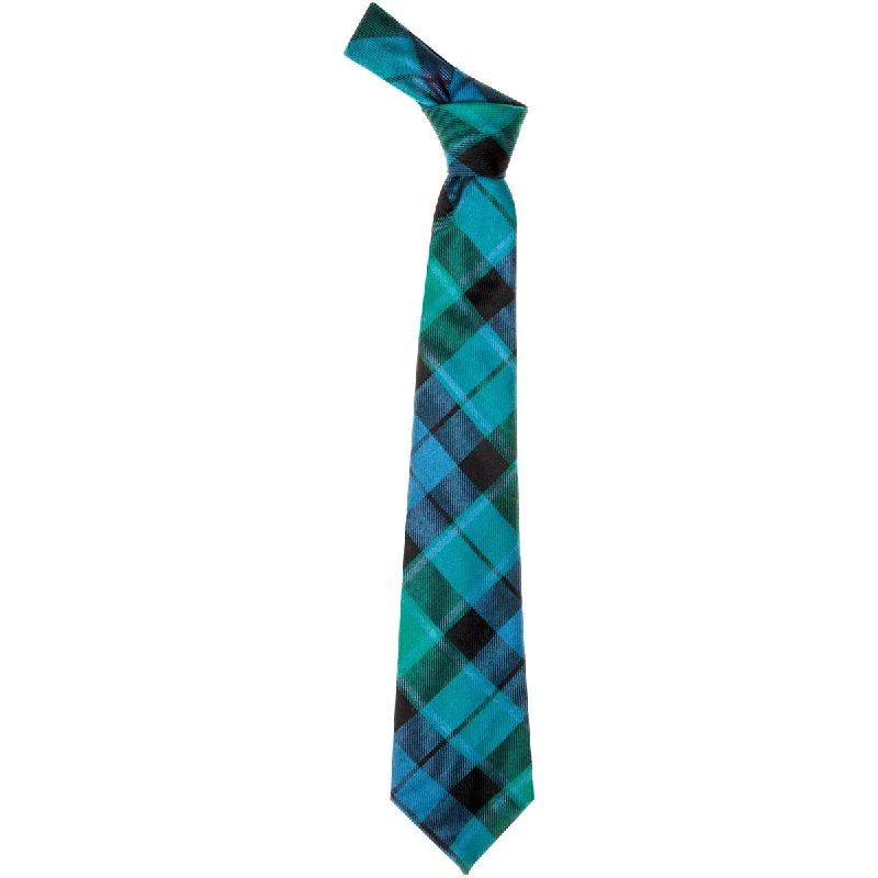 unique silk necktie combinations for office wear-Graham of Menteith Ancient Tartan Tie - Lochcarron weavers