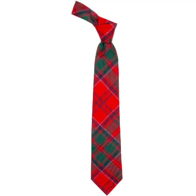 high-end silk necktie sets for wedding celebrations-Grant Clan Modern Tartan Tie