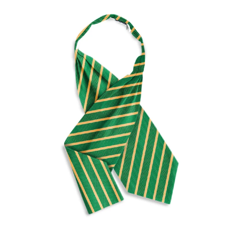 slim silk necktie ideas for office meetings-Green Valley - Cravats