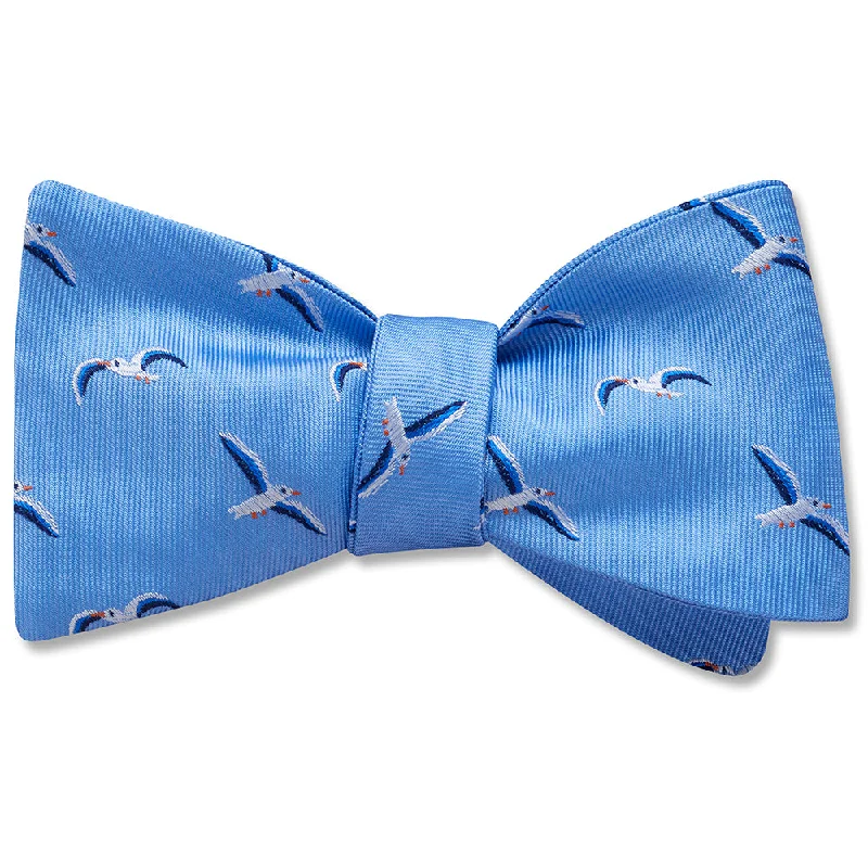 premium silk bow ties for weddings-Gull Island - Dog Bow Ties