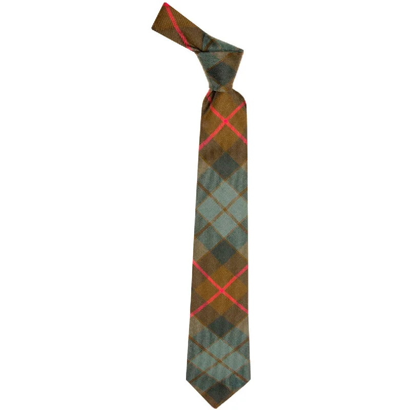 affordable silk necktie sets for business meetings-Gunn Weathered Tartan Tie