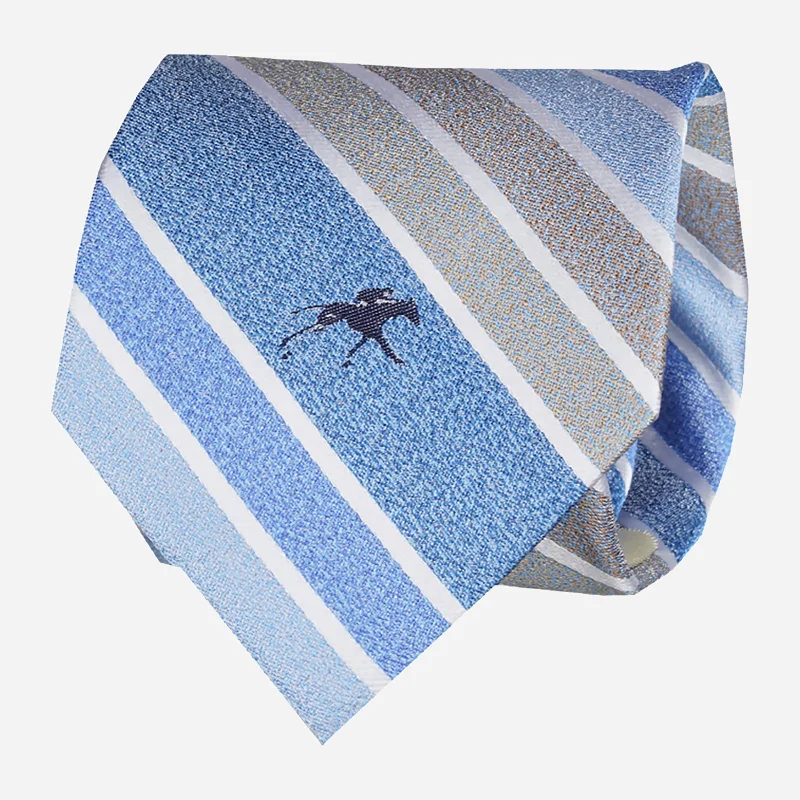 premium silk bow ties for office meetings-Keeneland Diagonal Multi Color Stripe Tie