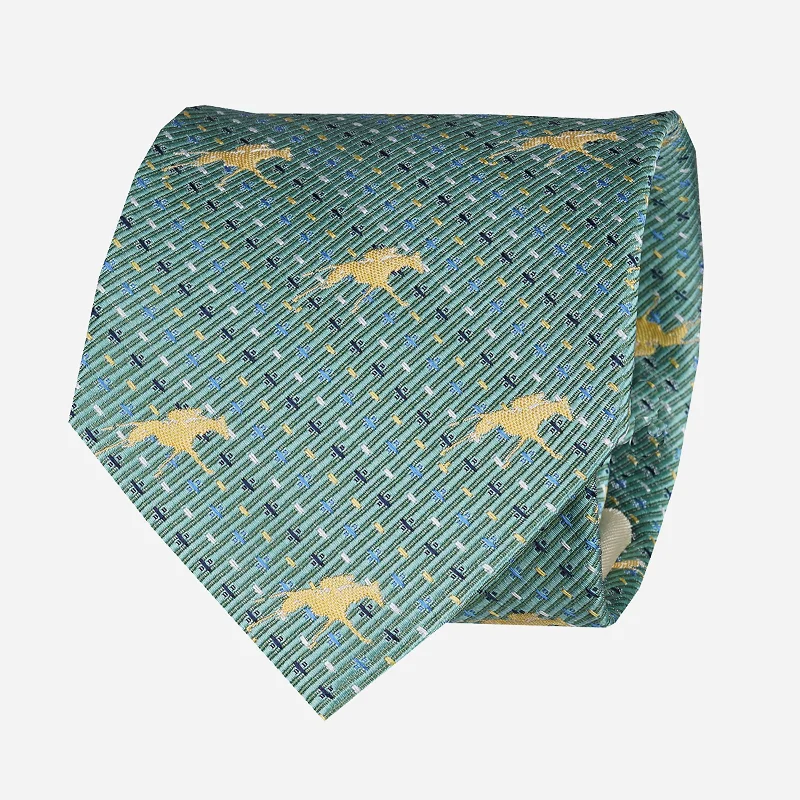 premium silk necktie sets for office wear-Keeneland Line Texture Tie