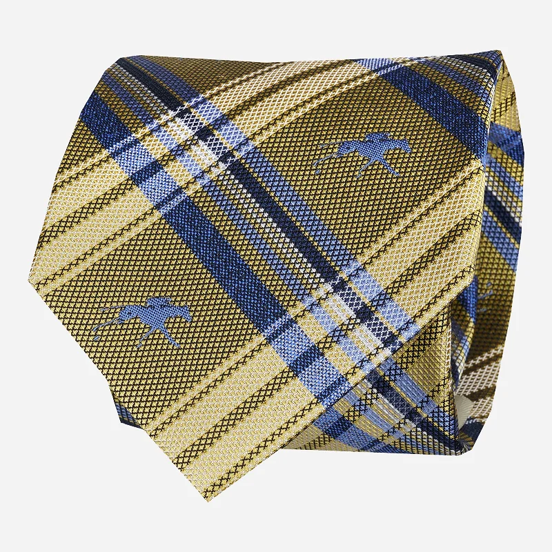 high-end silk necktie options for office wear-Keeneland Multi Plaid Tie