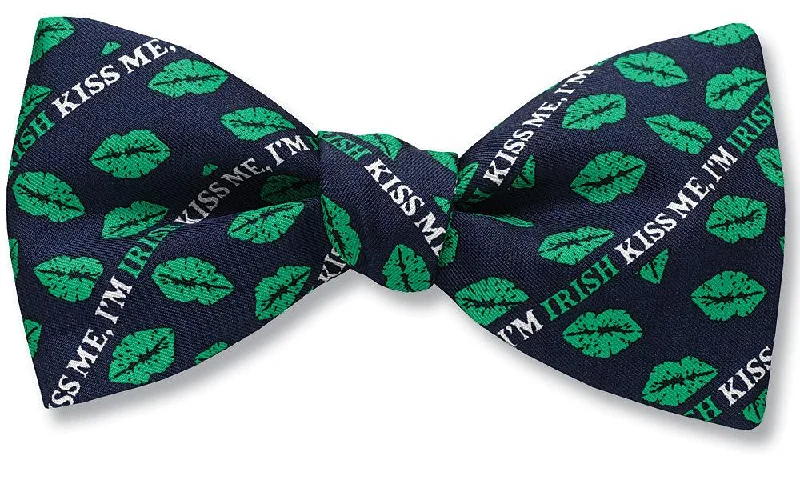 unique silk necktie combinations for office wear-Kiss Me Quick - bow ties