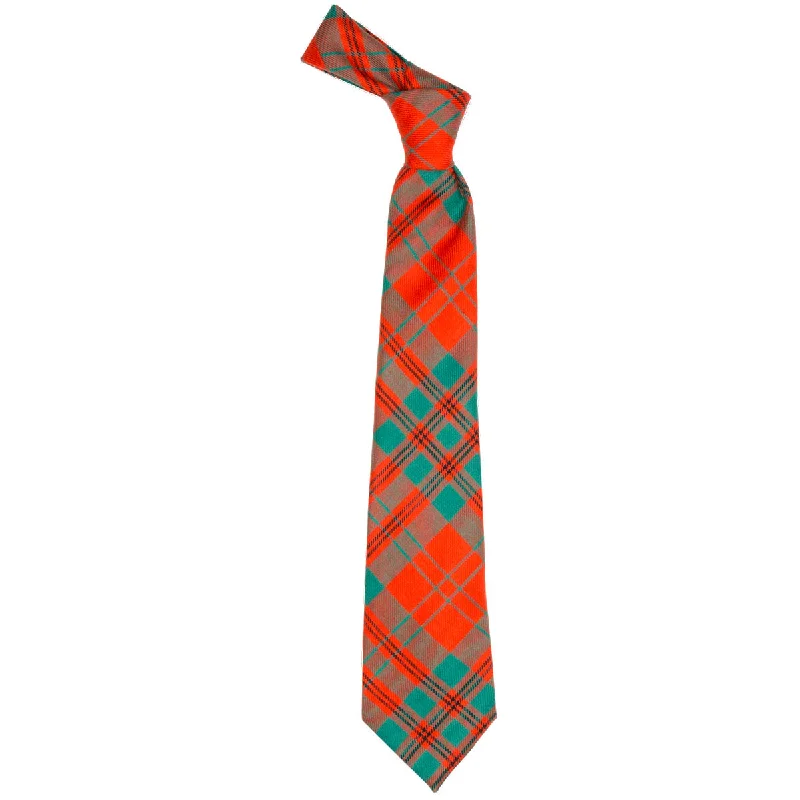 slim silk necktie sets for business wear-Livingston Ancient Tartan Tie