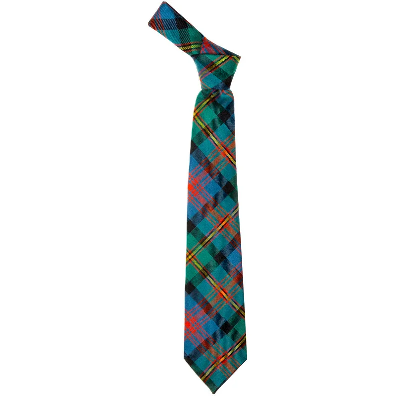 unique wedding silk necktie sets for men-Logan Tartan Tie