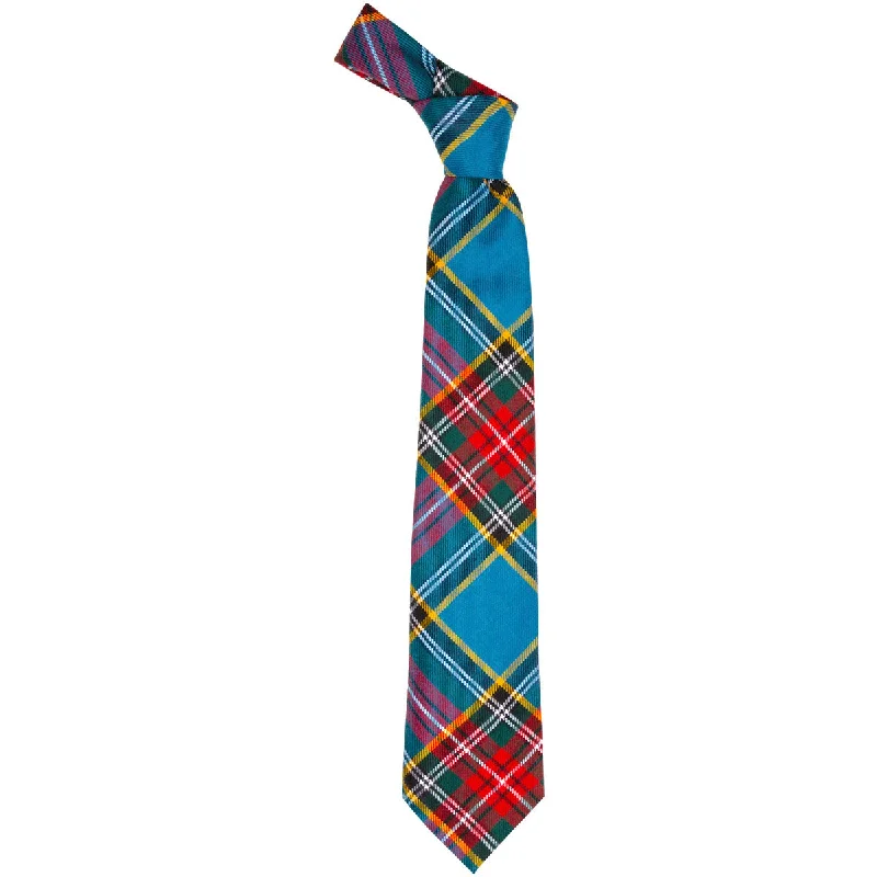 vibrant silk necktie combinations for business meetings-MacBeth Modern Tartan Tie