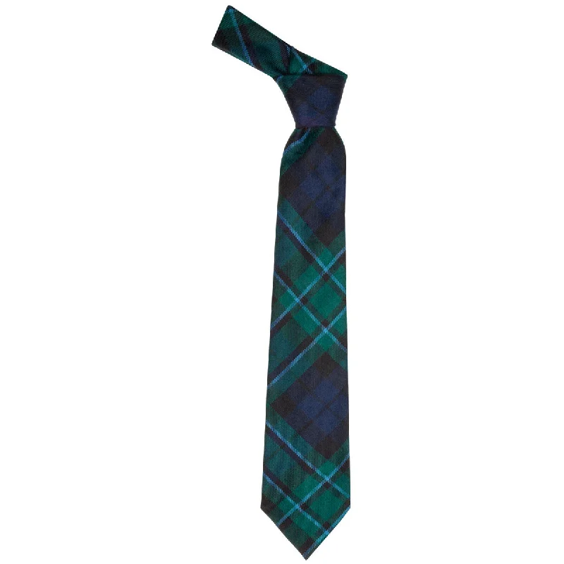 premium silk necktie patterns for wedding events-MacCallum Modern Tartan Tie