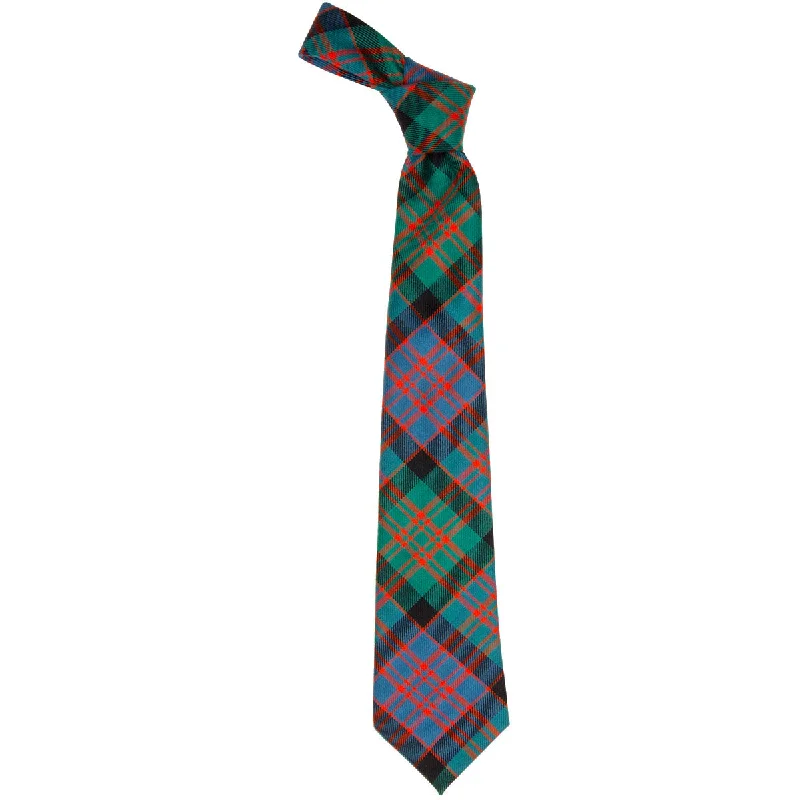 stylish silk necktie options for business meetings-MacDonald Clan Ancient Tartan Tie