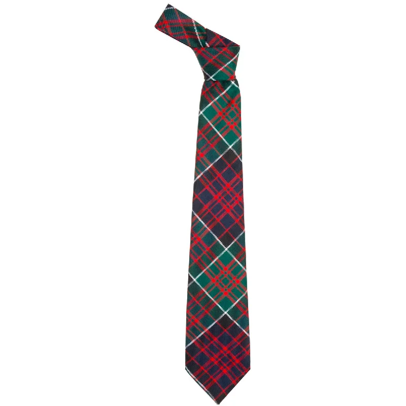 elegant office silk necktie designs for men-MacDonald Clanranald Modern Tartan Tie