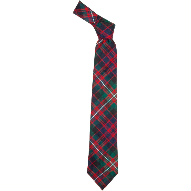 business silk necktie ideas for formal wear-MacDonnell of Glengarry Modern Tartan Tie