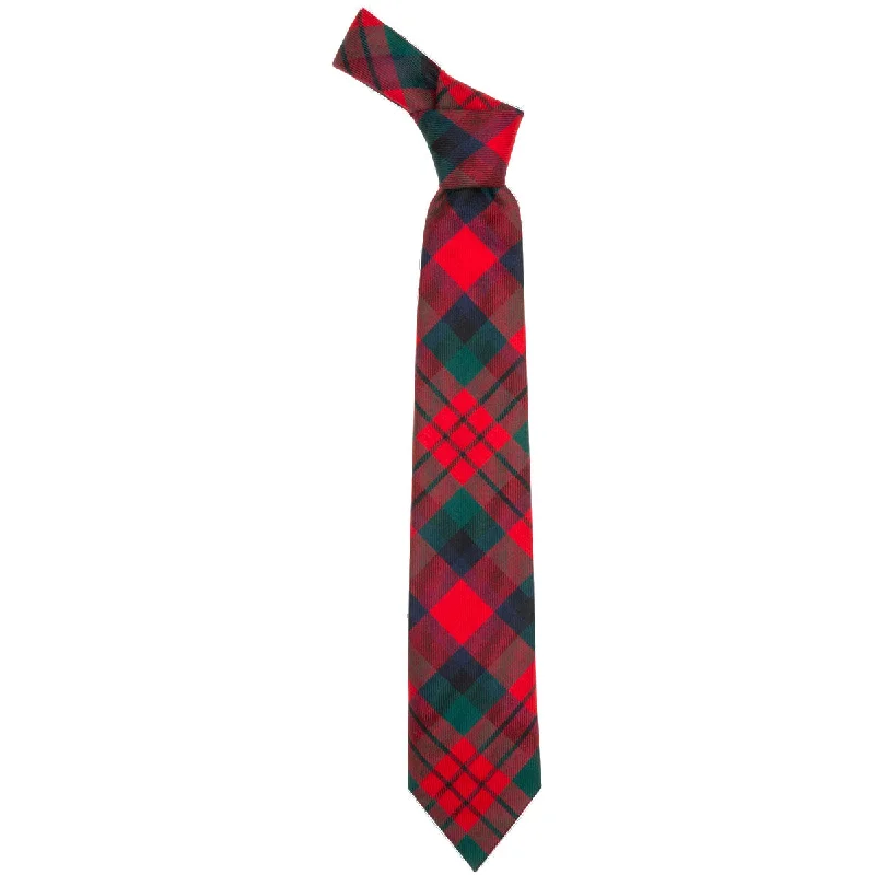 vibrant silk necktie colors for wedding celebrations-MacDuff Modern Tartan Tie