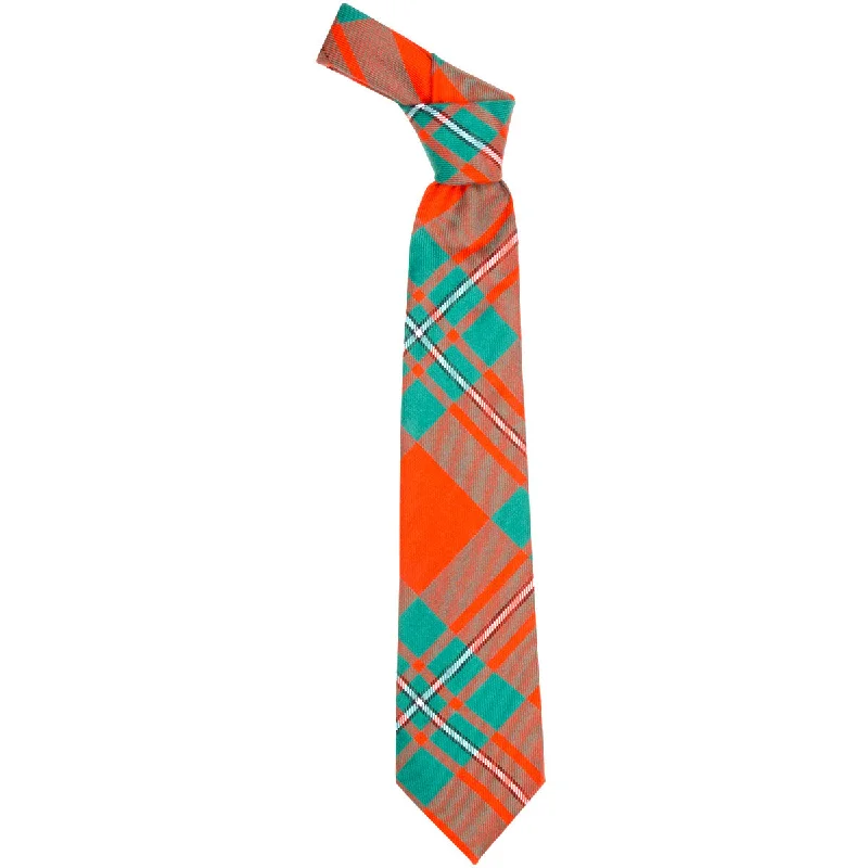 designer silk necktie sets for office wear-MacGregor Clan Ancient Tartan Tie